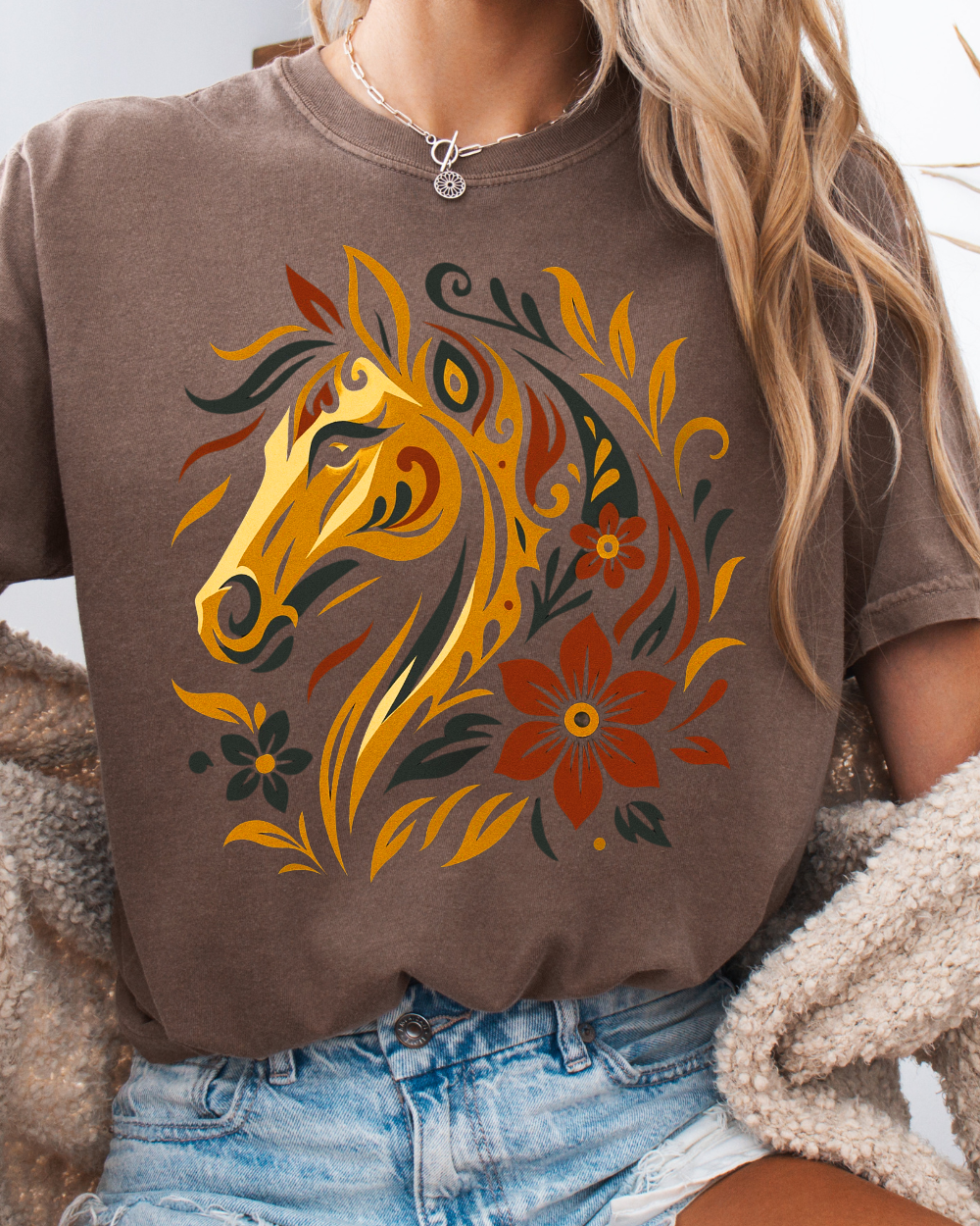 Blossoms & Bridle Tee