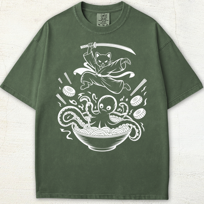 Neko vs Tako: Ramen Wars Tee