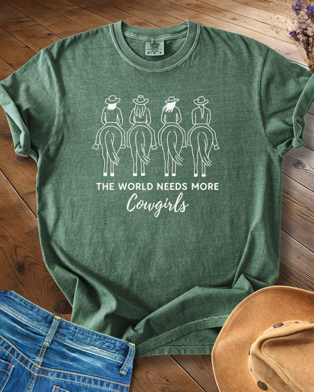 The World Needs More Cowgirls T-shirt