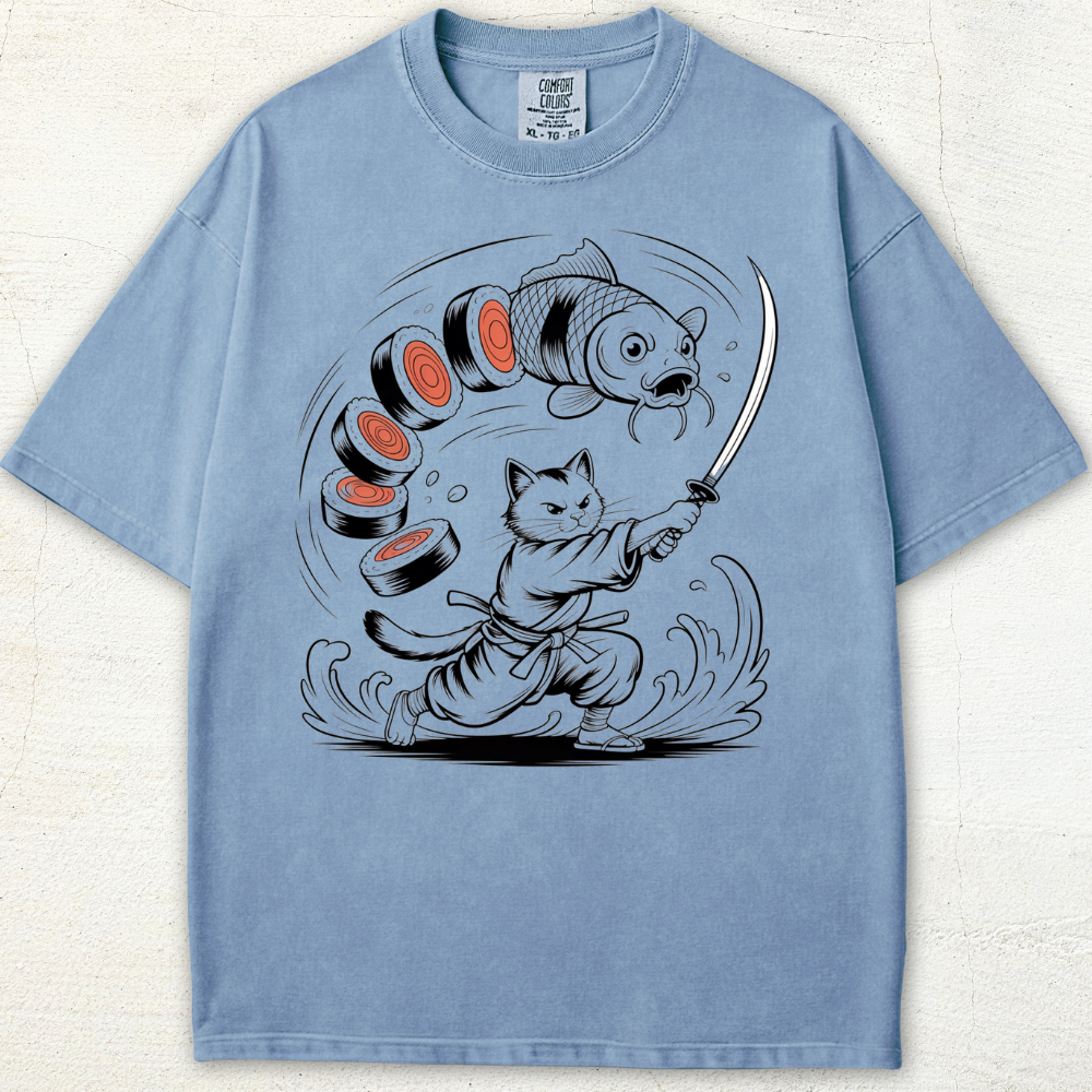 Neko vs. Koi Tee
