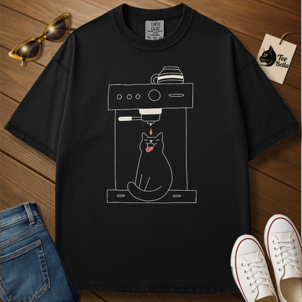 I Love Cats and Coffee Tee