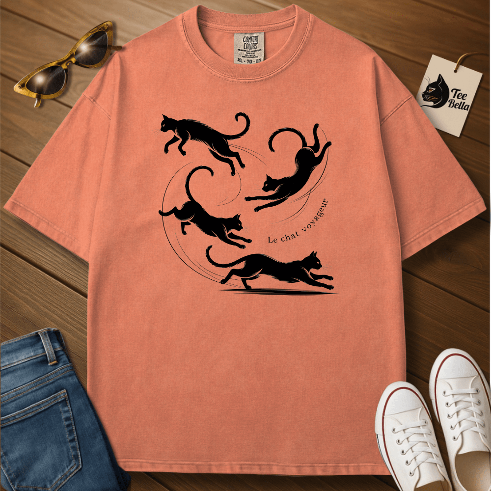 Le Chat Voyageur Tee