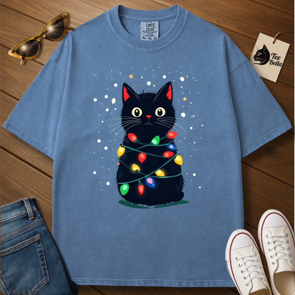 Cat on Lights Tee