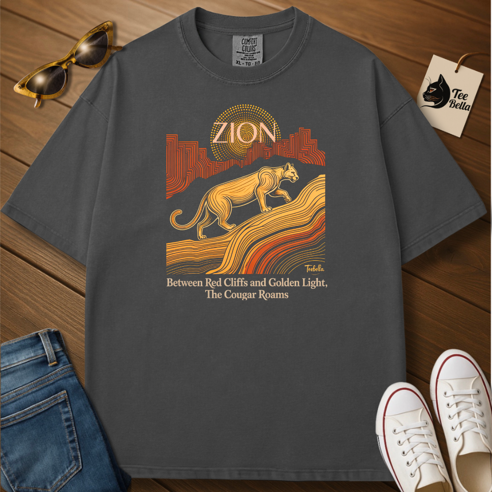 Zion, The Cougar Roams Tee