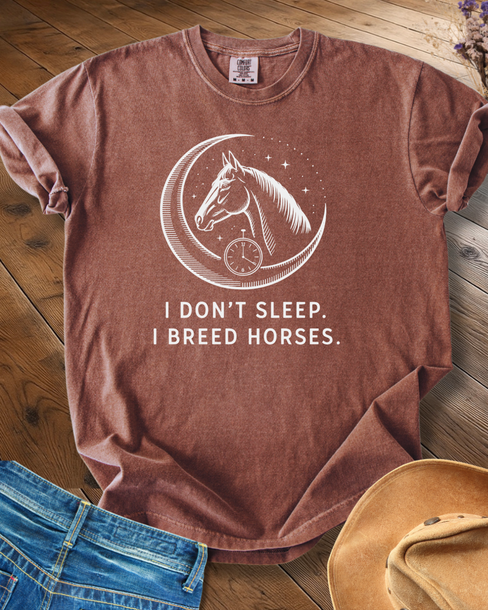 I Don´t Sleep I Breed Horses T-shirt