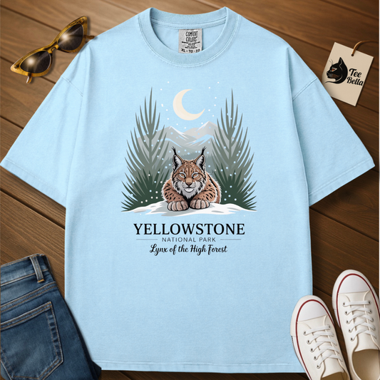 Lynx on Yellowstone Tee