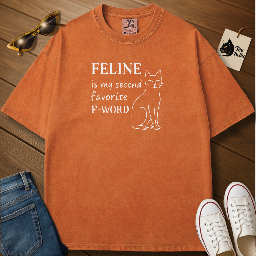 Feline My Favorite Word Tee