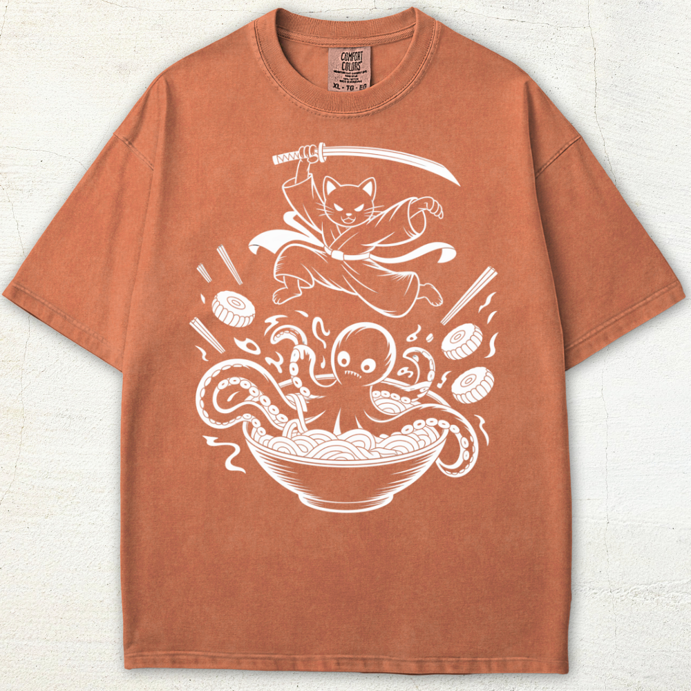 Neko vs Tako: Ramen Wars Tee