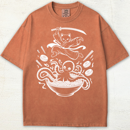 Neko vs Tako: Ramen Wars Tee