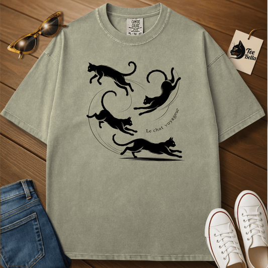Le Chat Voyageur Tee