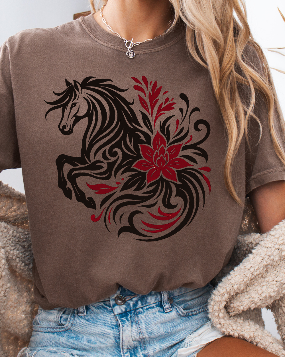 Wild Petal Horse Tee
