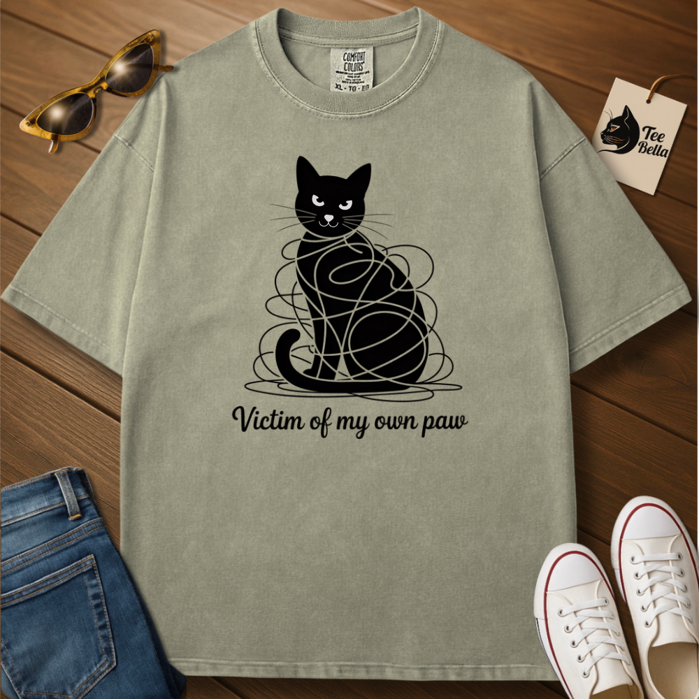 Victim of My Own Paw Tee