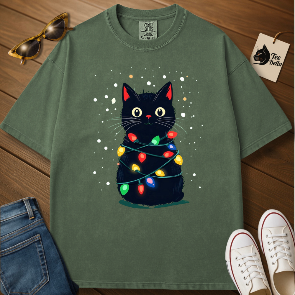 Cat on Lights Tee