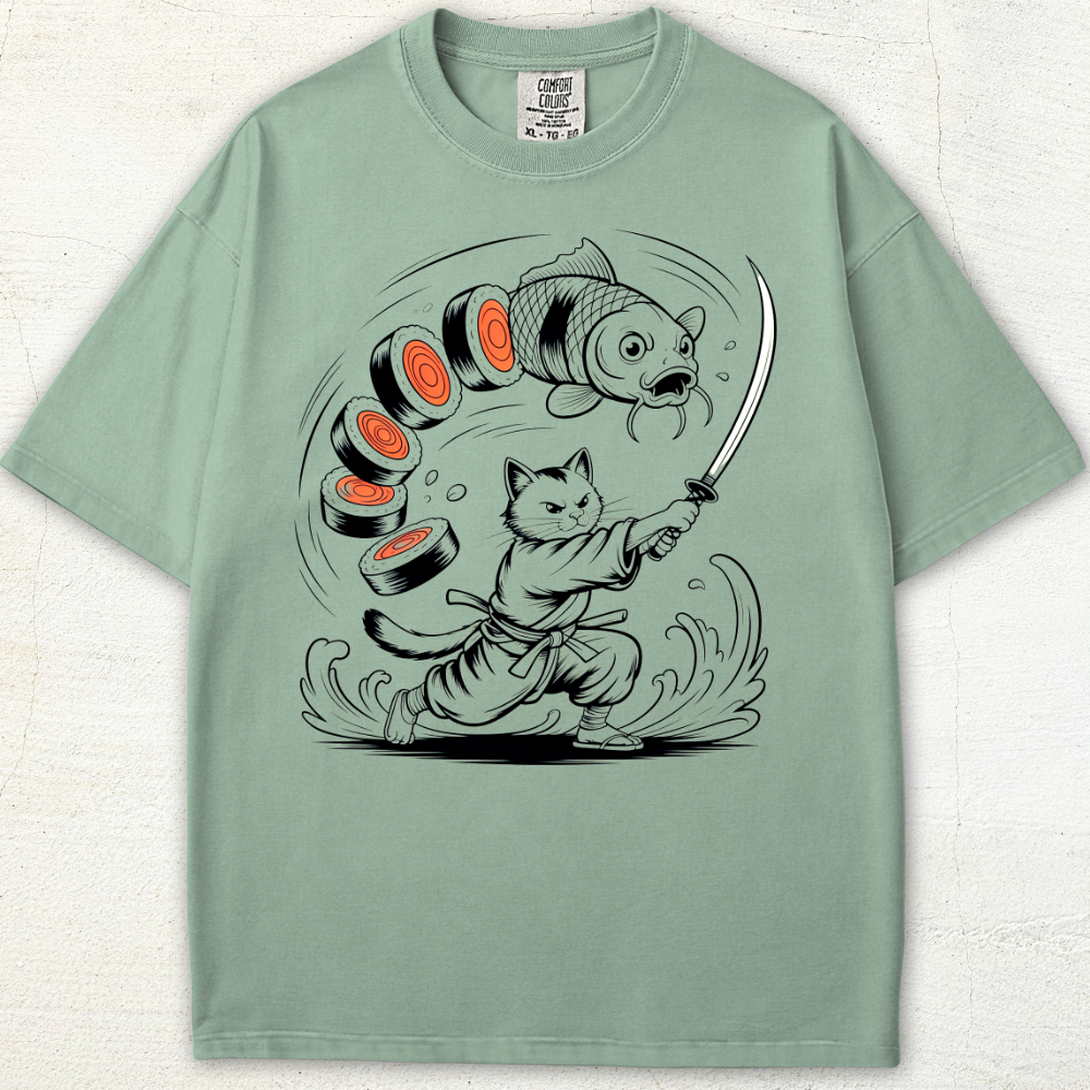 Neko vs. Koi Tee