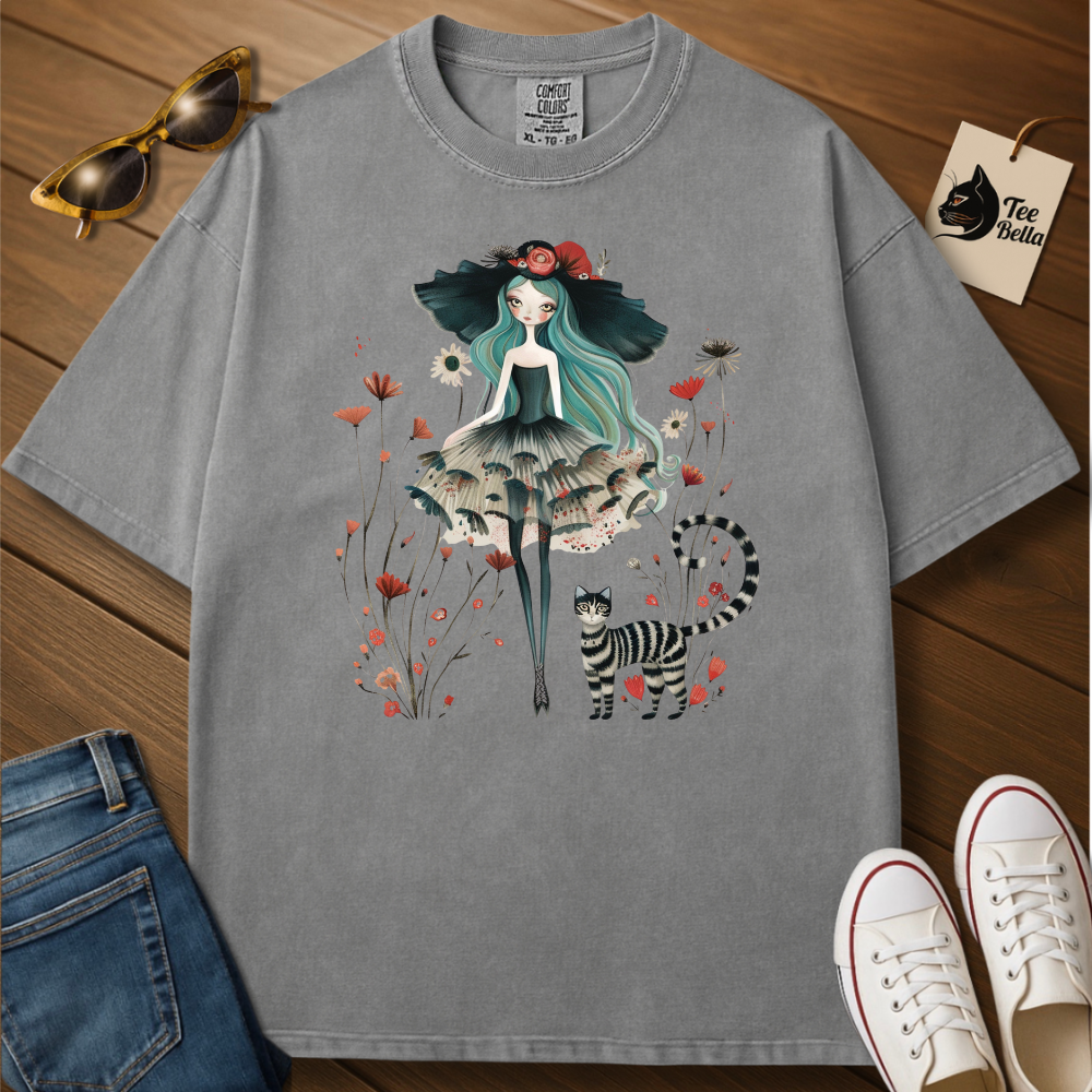 A Girl and a Cat Tee