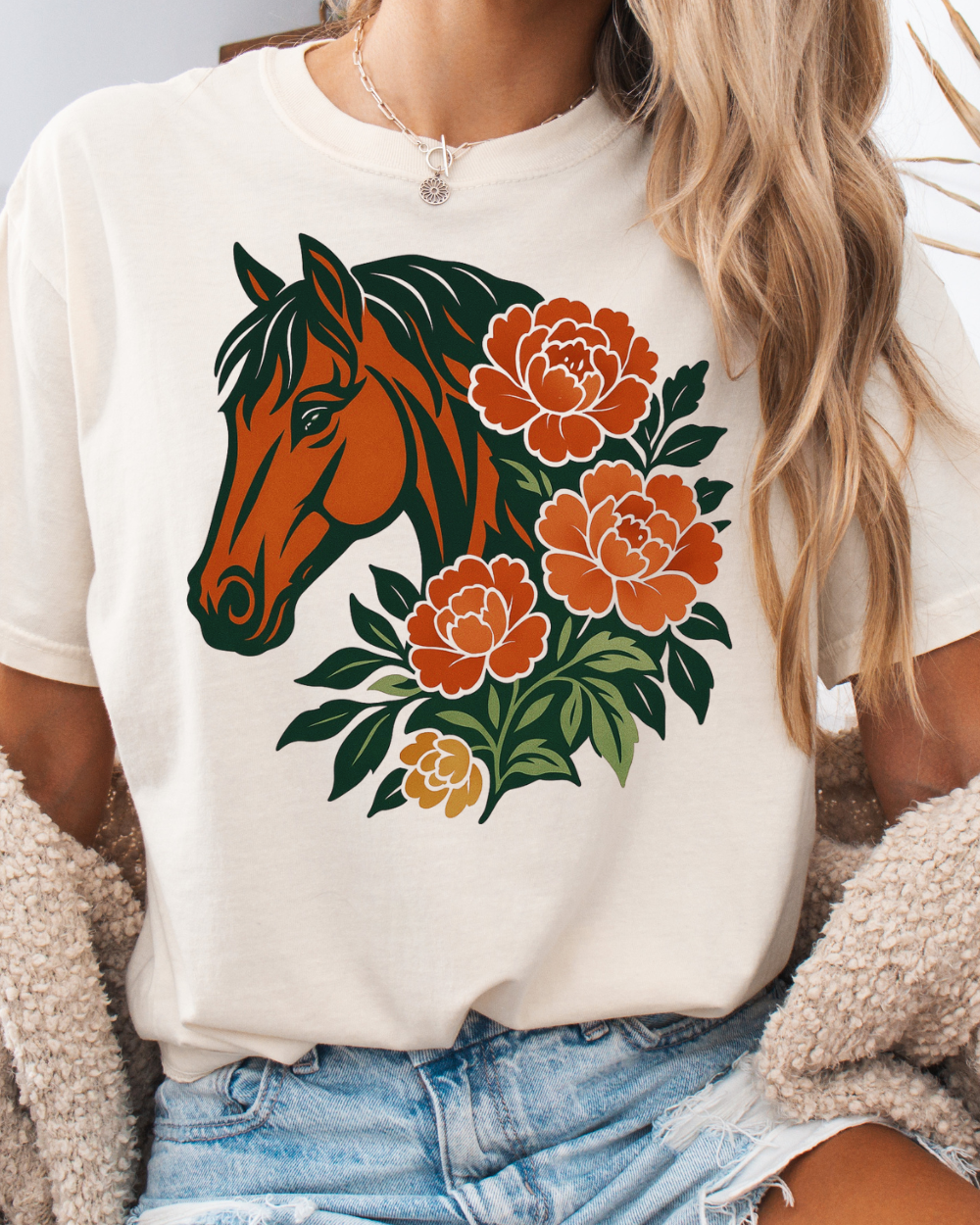 The Floral Mustang Tee