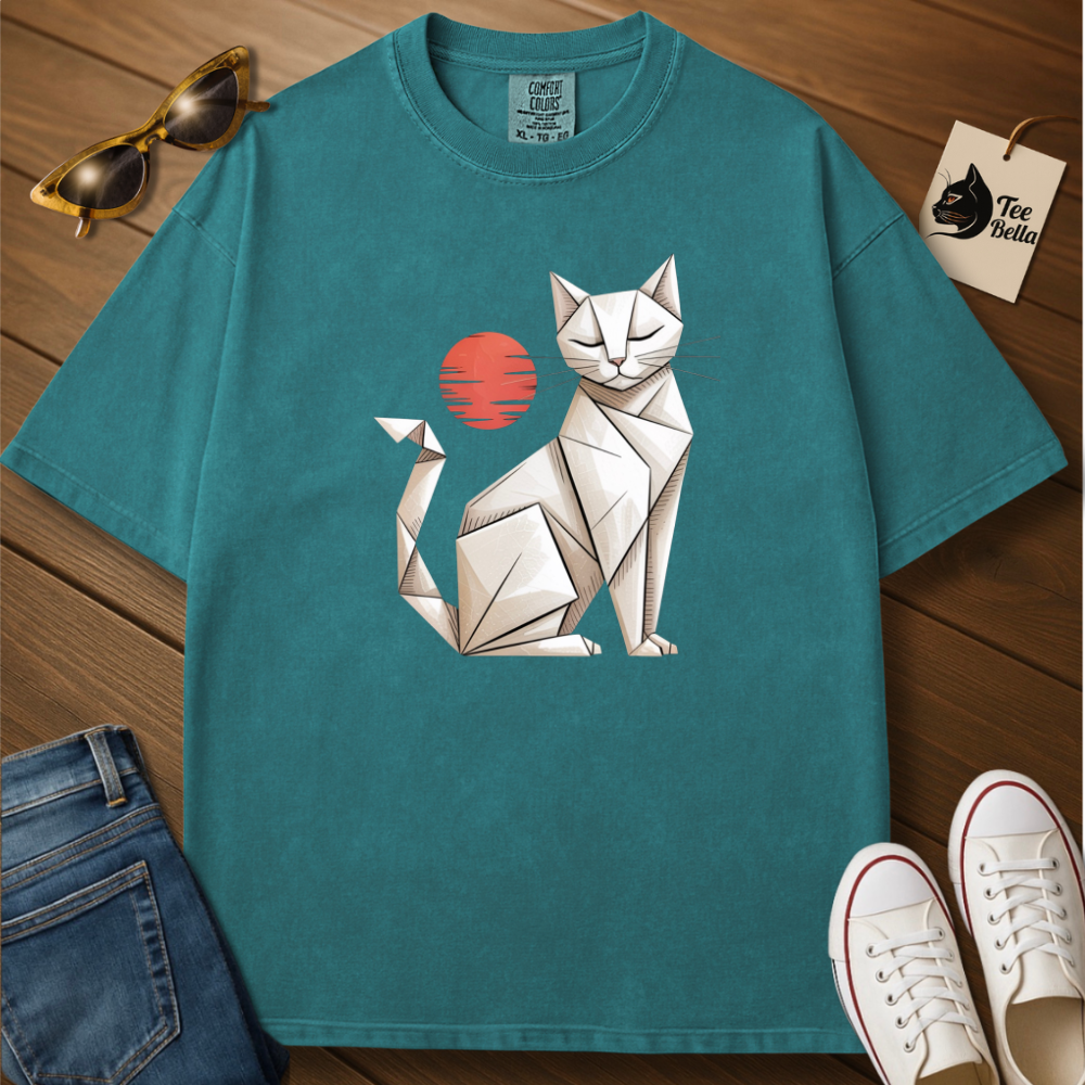 Origami Cat Tee