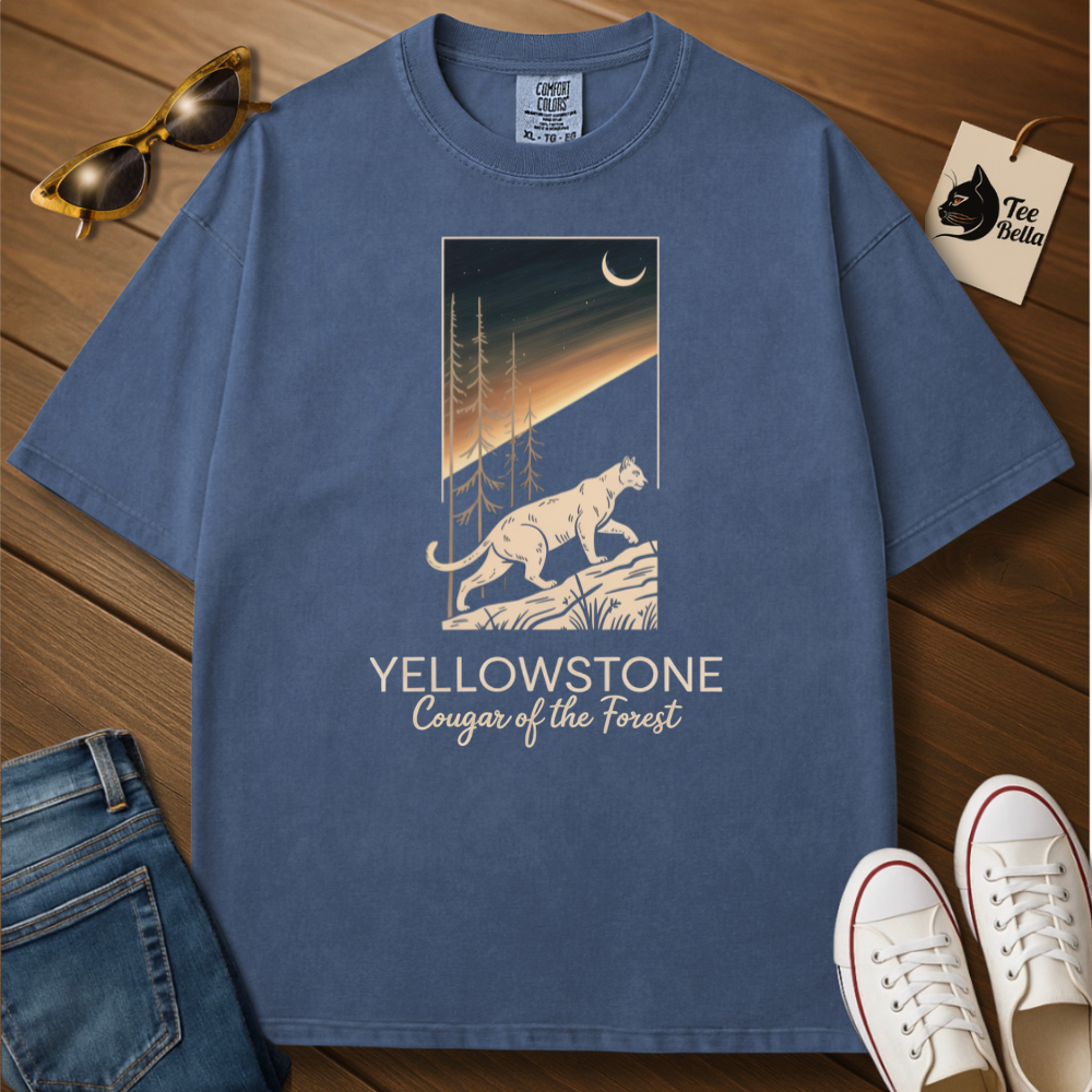 Cougar of the Forest, Yellowstone Tee