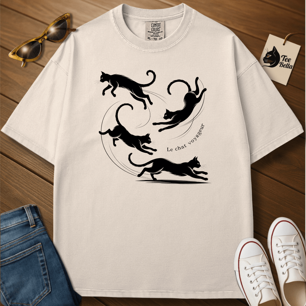 Le Chat Voyageur Tee