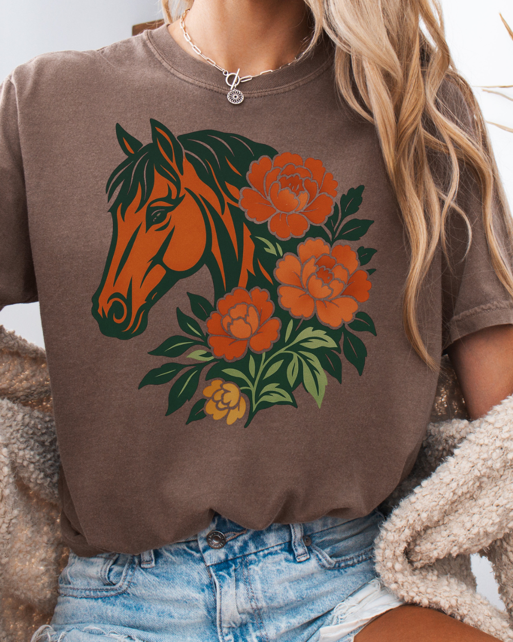 The Floral Mustang Tee