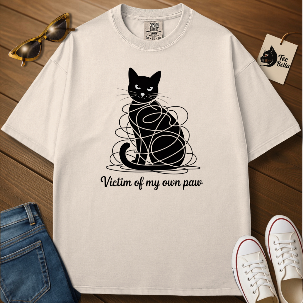 Victim of My Own Paw Tee