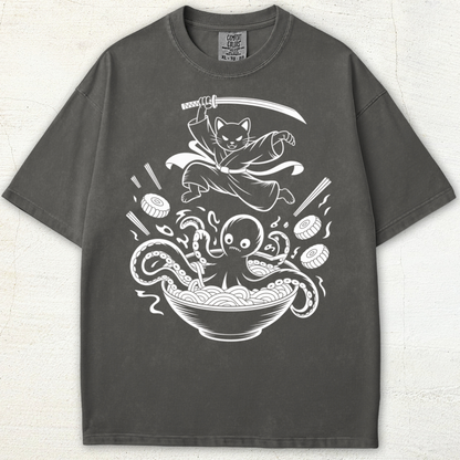 Neko vs Tako: Ramen Wars Tee