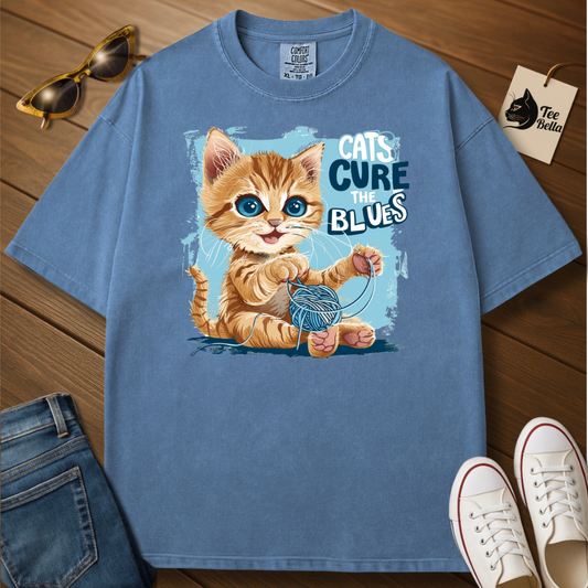 Cats Cure the Blues Tee