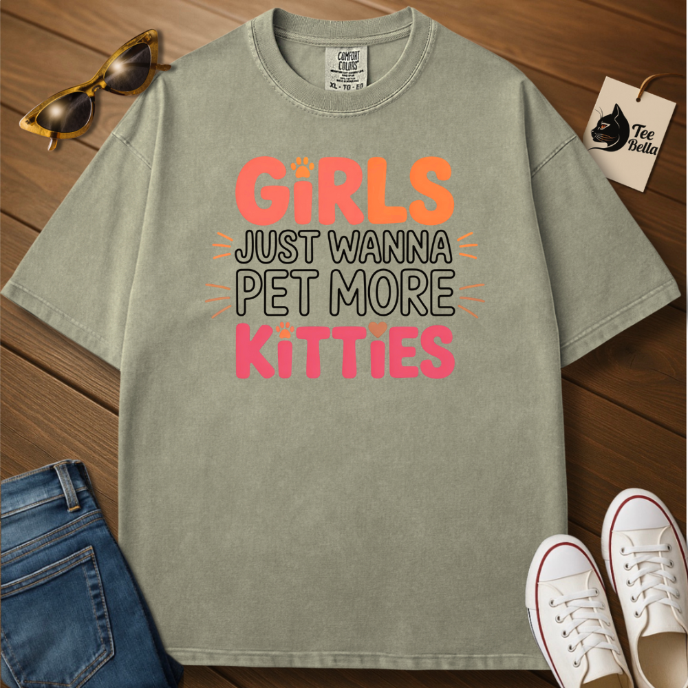 Girls Pet Kitties Tee