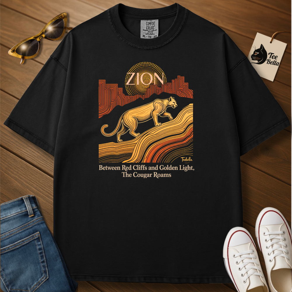 Zion, The Cougar Roams Tee