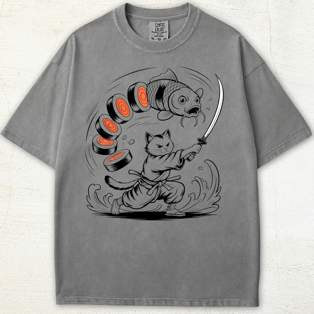 Neko vs. Koi Tee