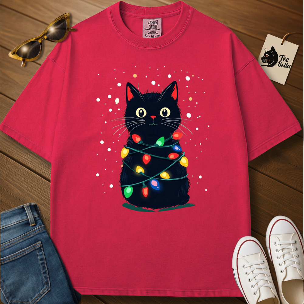 Cat on Lights Tee