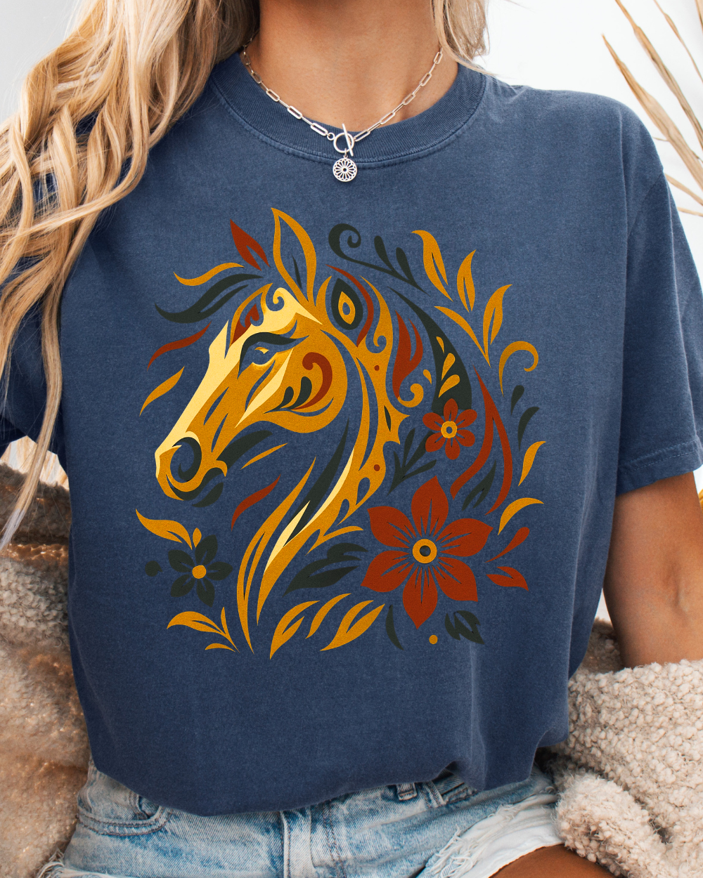Blossoms & Bridle Tee