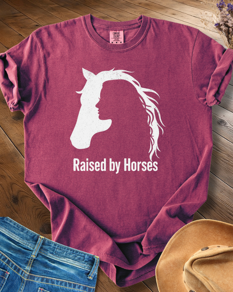 Raised by Horses T-shirt