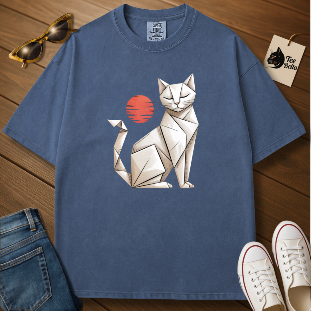 Origami Cat Tee