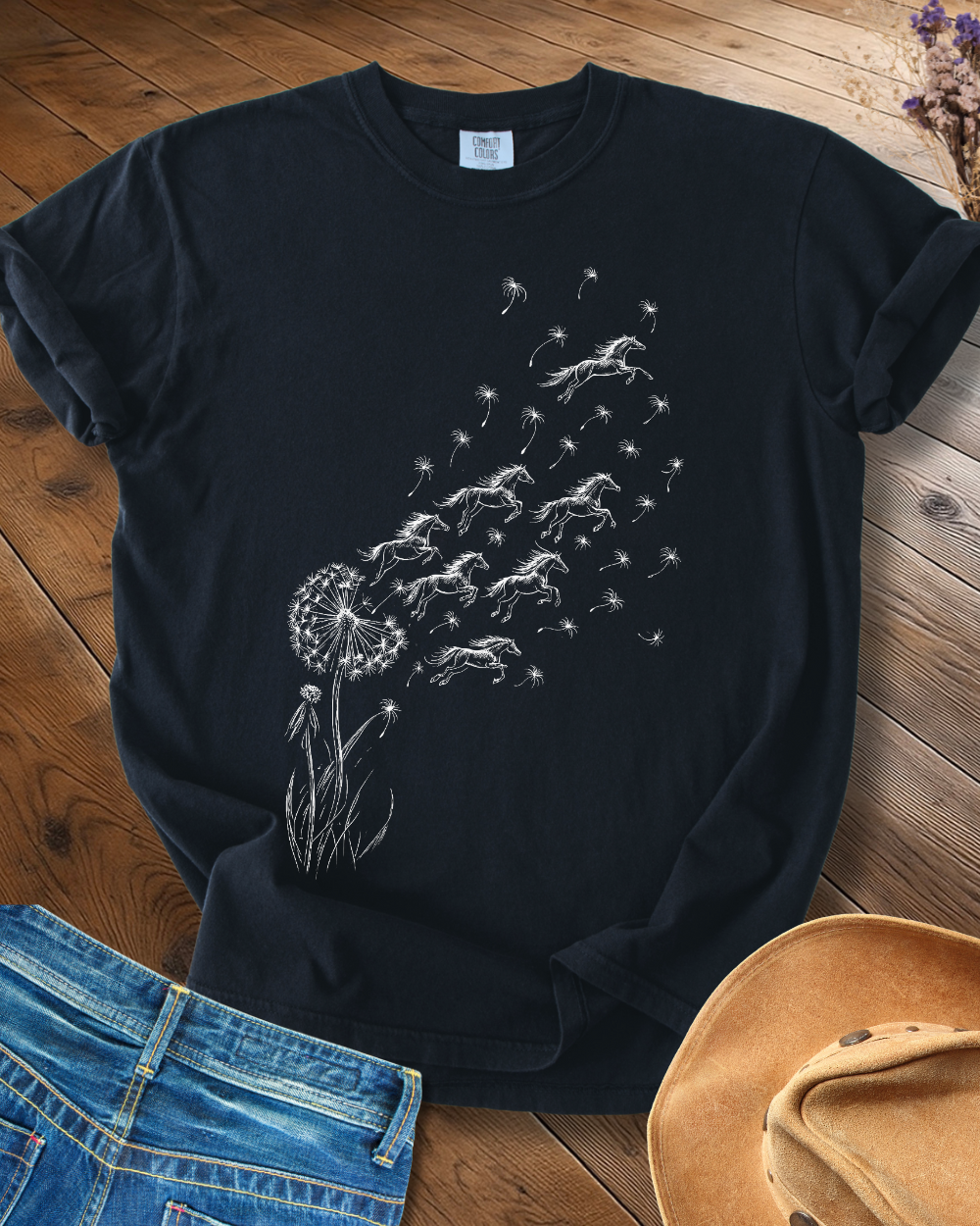 Dandelion Horses T-shirt