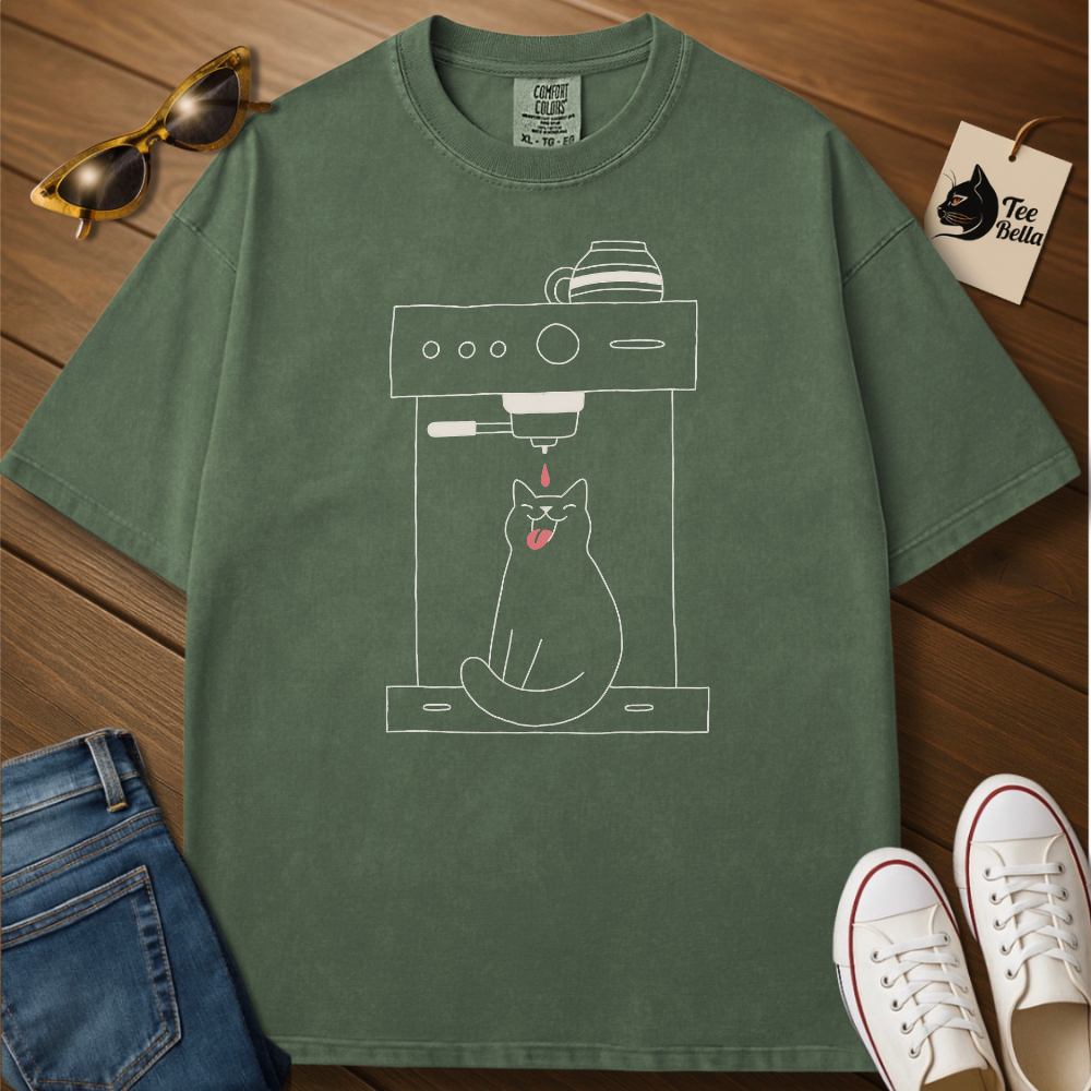 I Love Cats and Coffee Tee