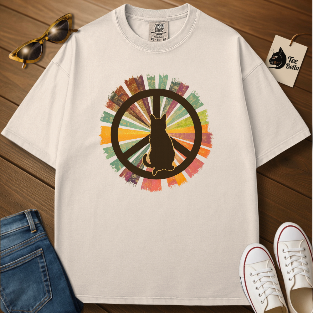 Peace, Love & Whiskers Tee