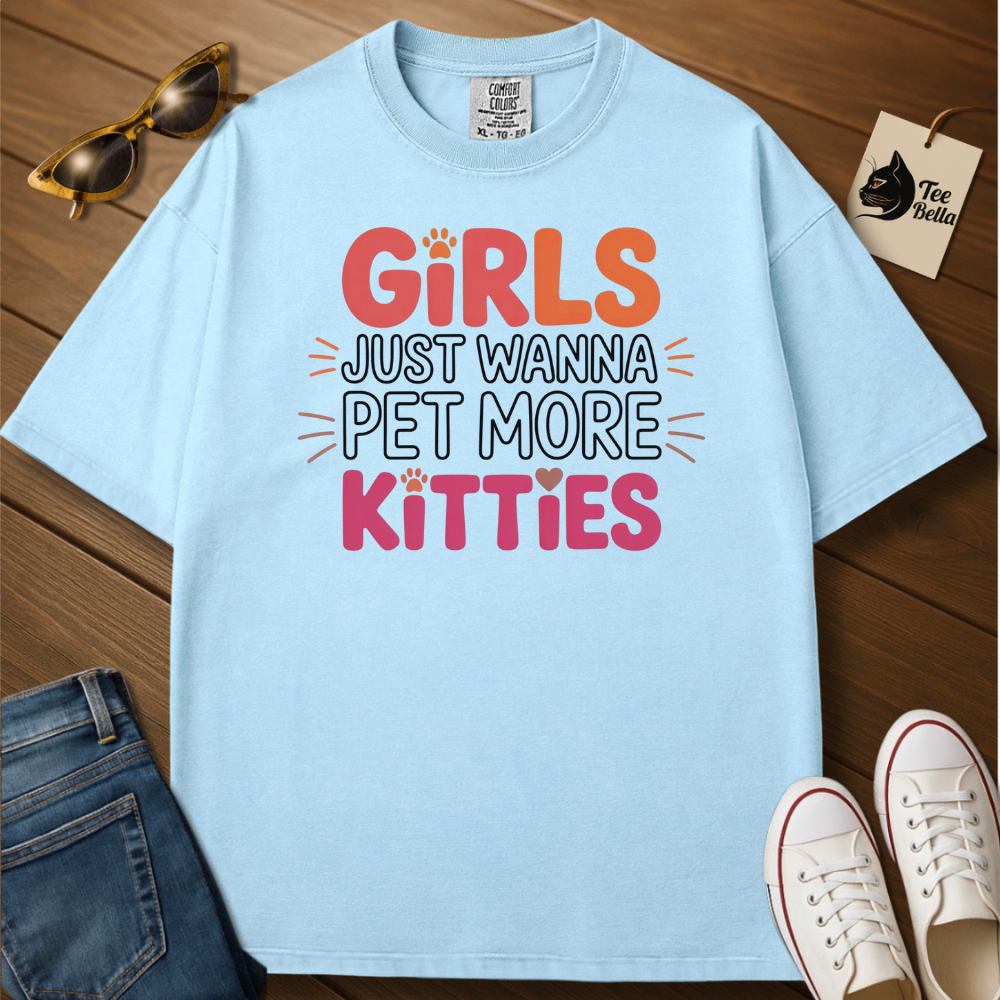Girls Pet Kitties Tee