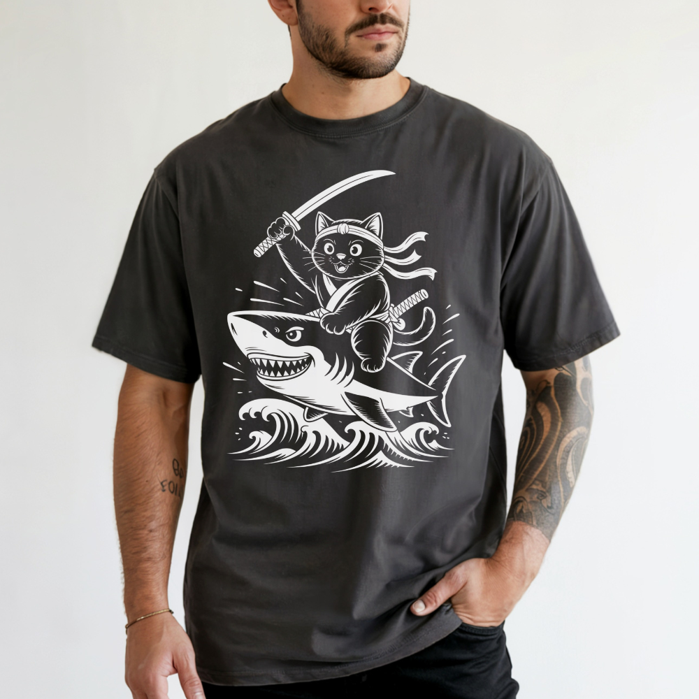 Neko Shark Strike Tee
