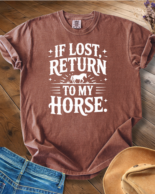 Return to My Horse T-shirt