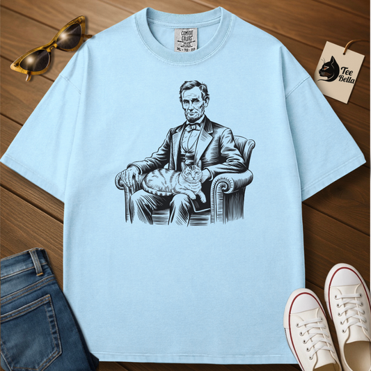 Lincoln and the Cat Tee