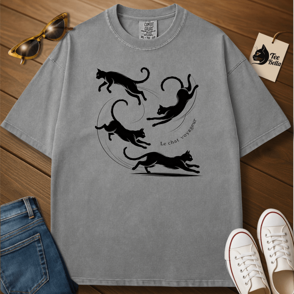 Le Chat Voyageur Tee