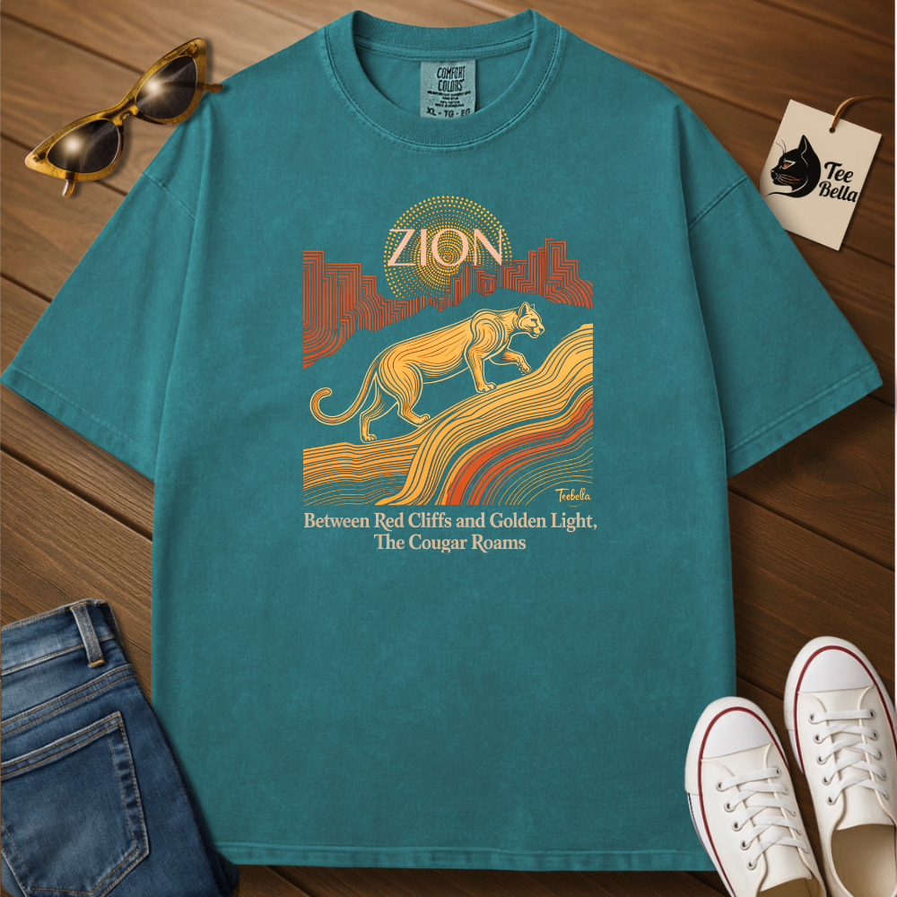 Zion, The Cougar Roams Tee