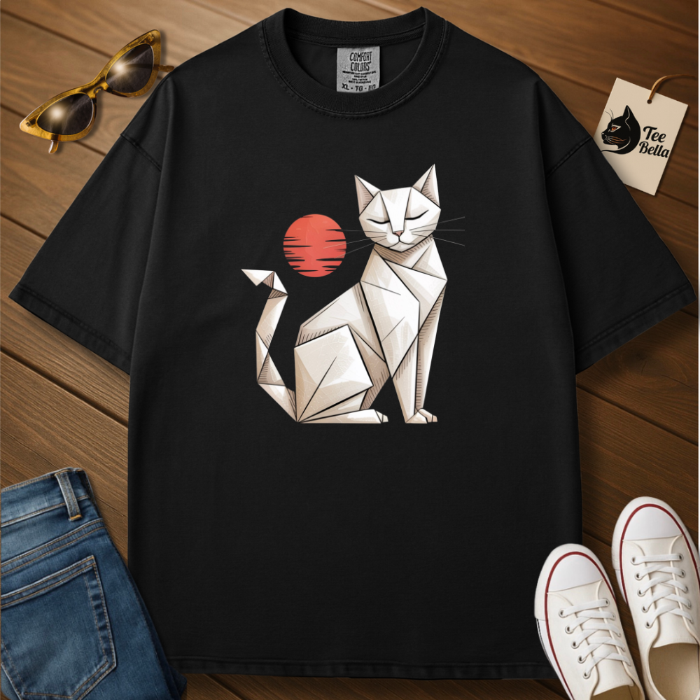 Origami Cat Tee