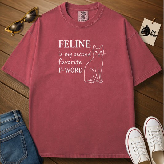 Feline My Favorite Word Tee