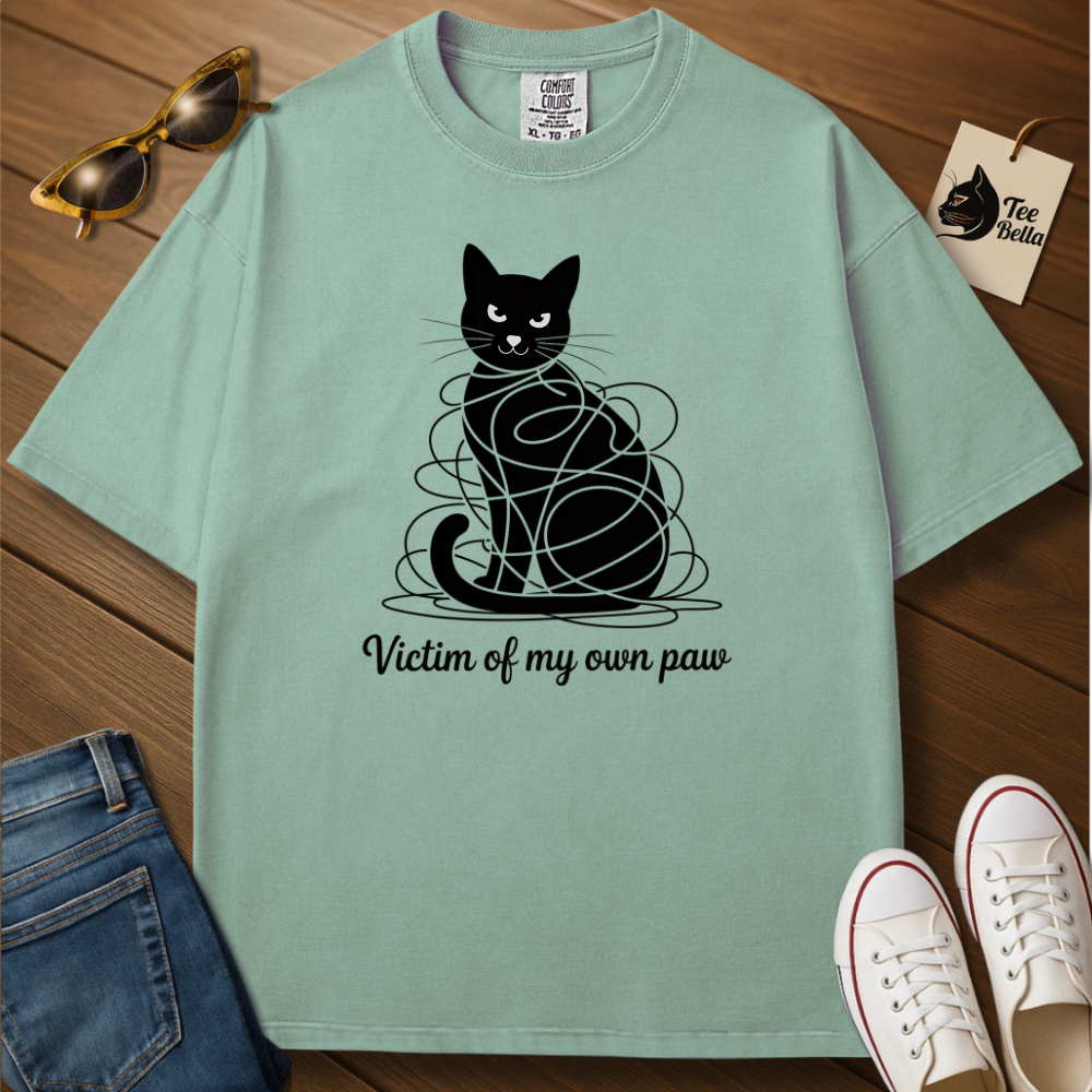 Victim of My Own Paw Tee