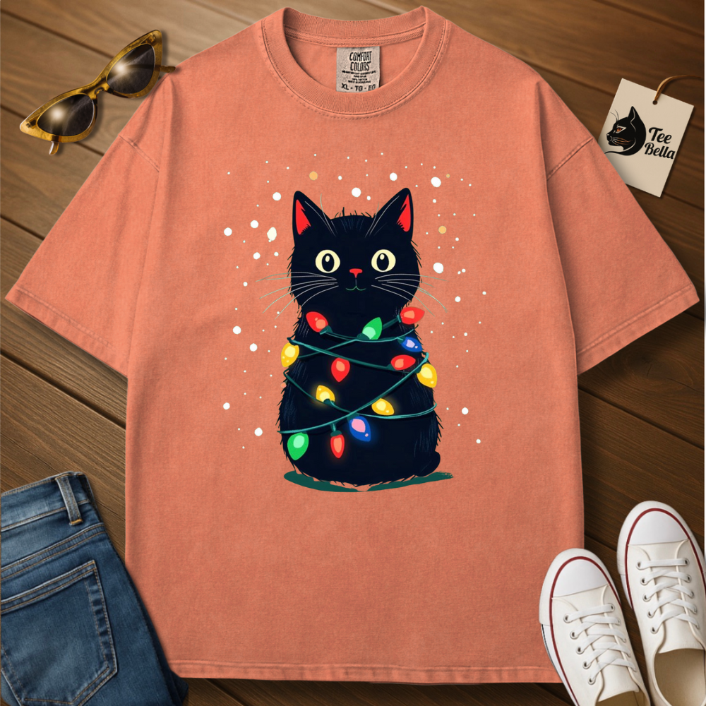 Cat on Lights Tee