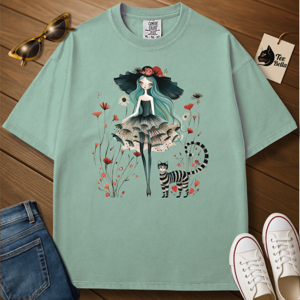 A Girl and a Cat Tee