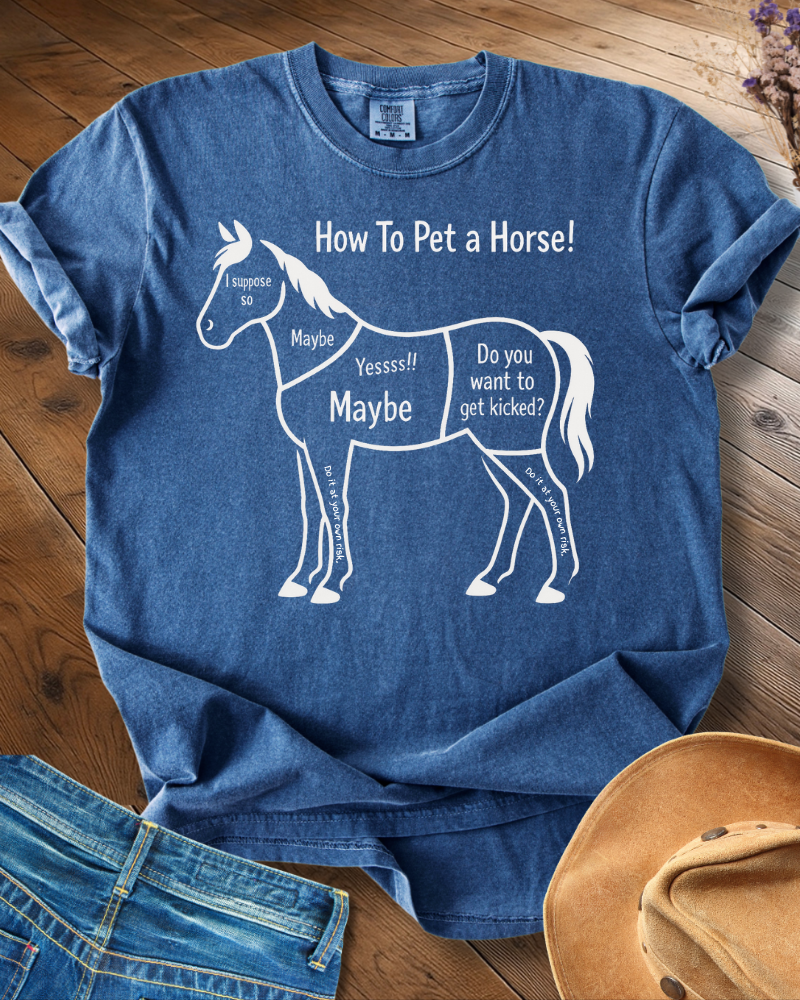 How to Pet a Horse T-shirt