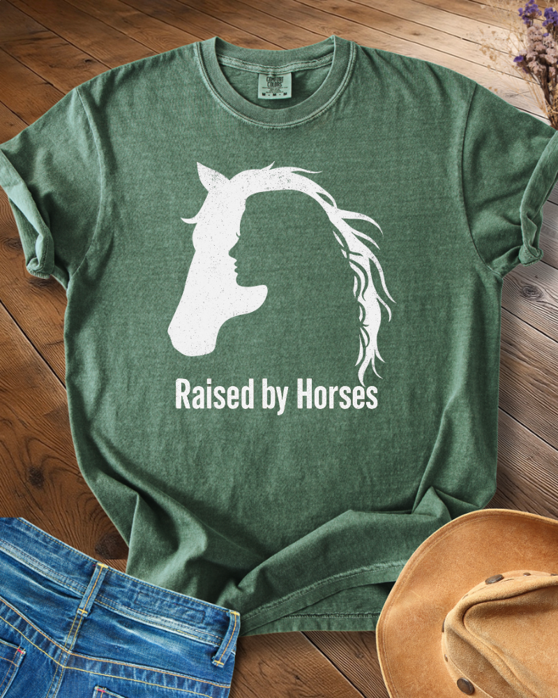 Raised by Horses T-shirt